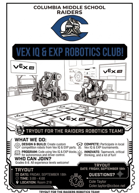Robotics Club Flyer
