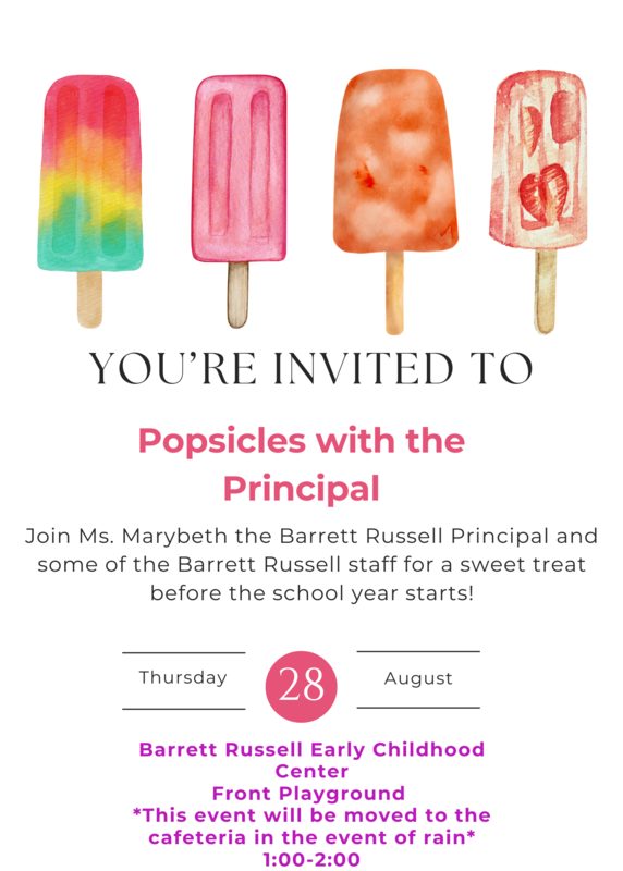 Popsicles with the Principal