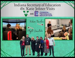 Indiana Secretary of Education Visits VHS and PCCTC