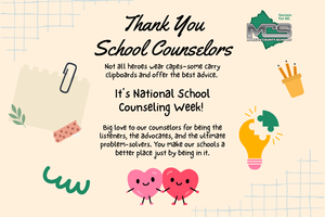 School Counselor Appreciation Post