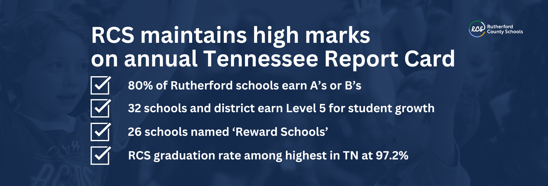 Rutherford schools score high on Tennessee Report Card