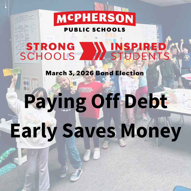 Paying off debt early saves taxpayers money.