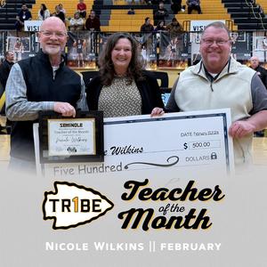 Nicole Wilkins named Seminole ISD's February Teacher of the Month