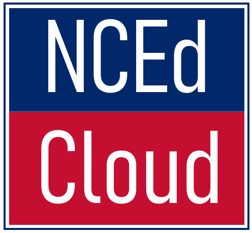 Blue & Red NCEDCLOUD Icon. This is what you click on to Claim your Account.