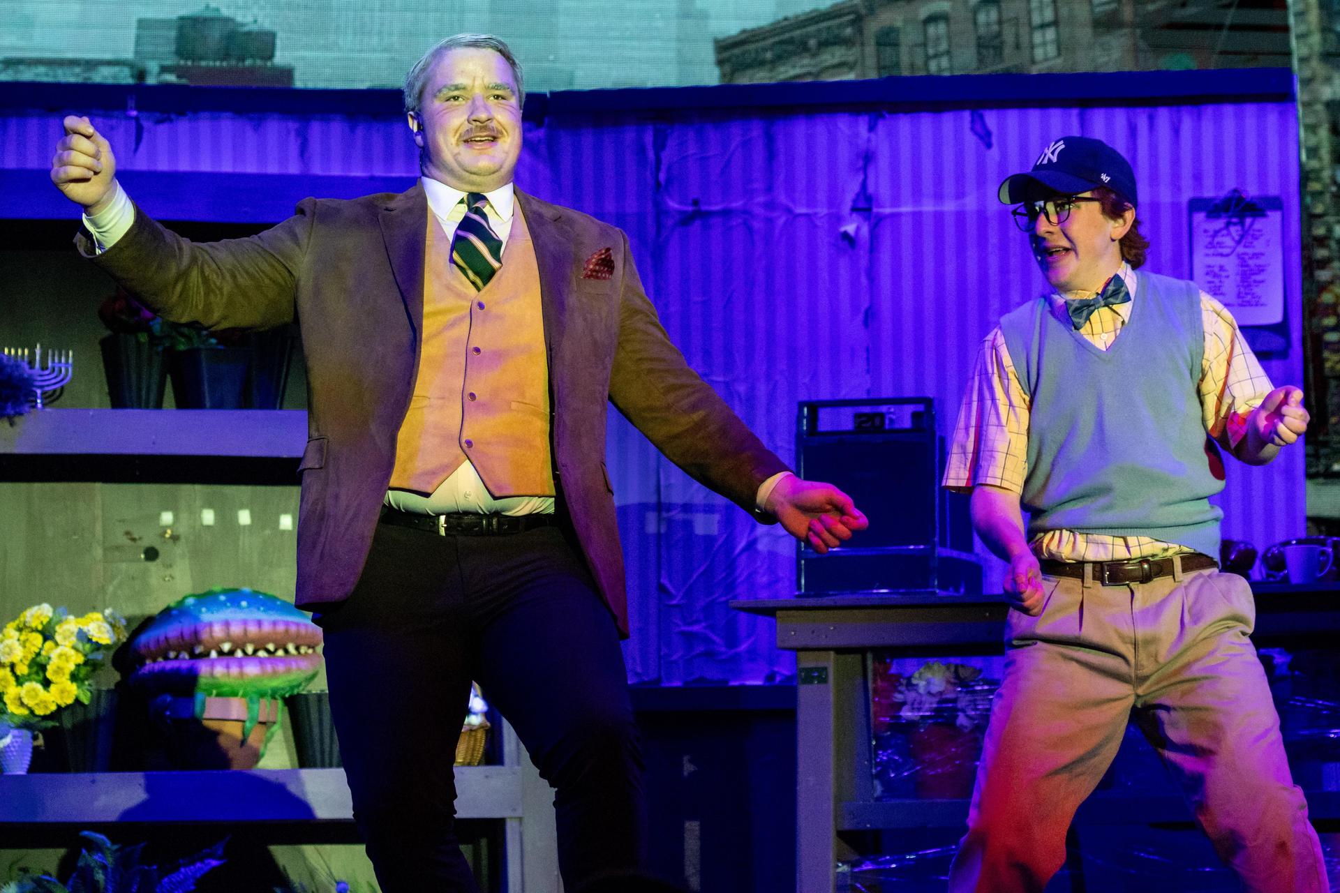 A scene from Little Shop of Horrors