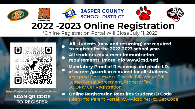 2022-2023 Online Registration