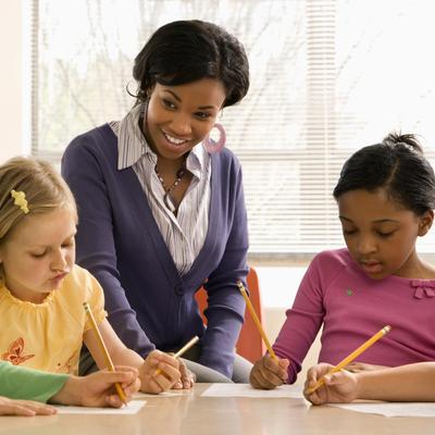 teacher and students