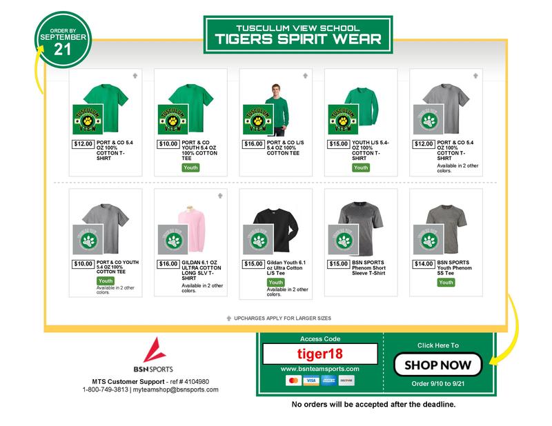 tv spirit wear