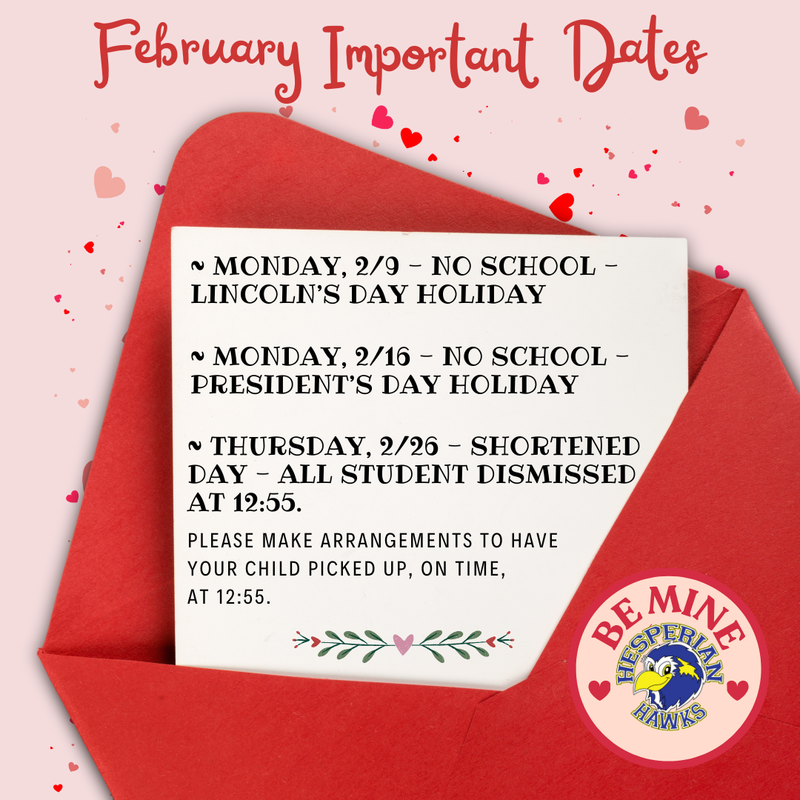 February Important Dates