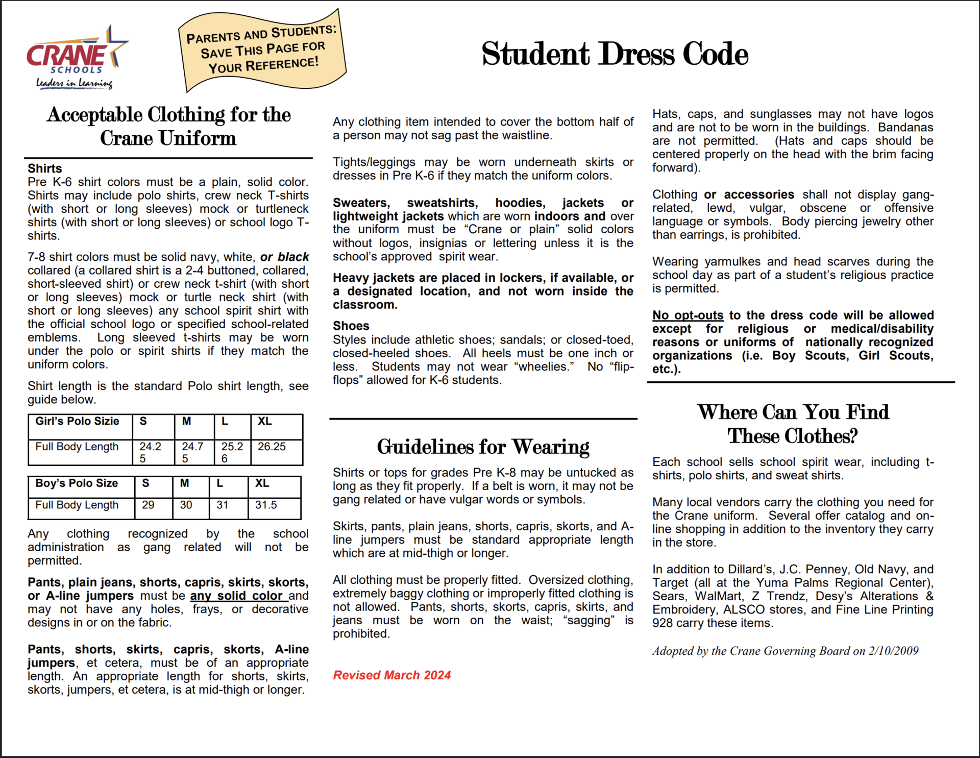 Dress Code