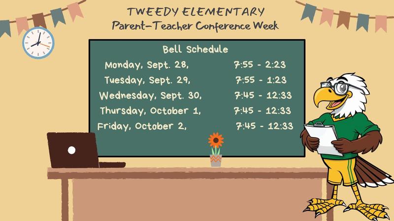 Parent conference week schedule