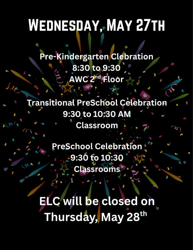 End of Year Celebrations - May 27th