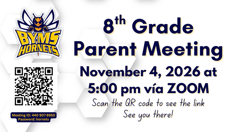8th Grade Parent Meeting Featured Photo