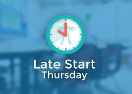 First Late Start Thursday