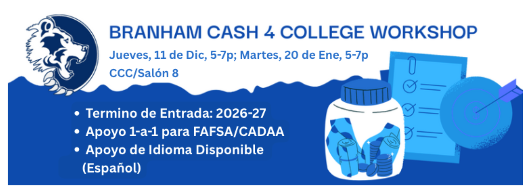 Botella de vidrio, lista de verificación, diana con flecha