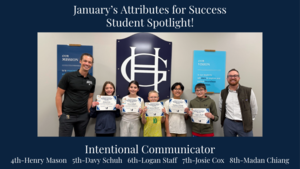 Photo of recognized students