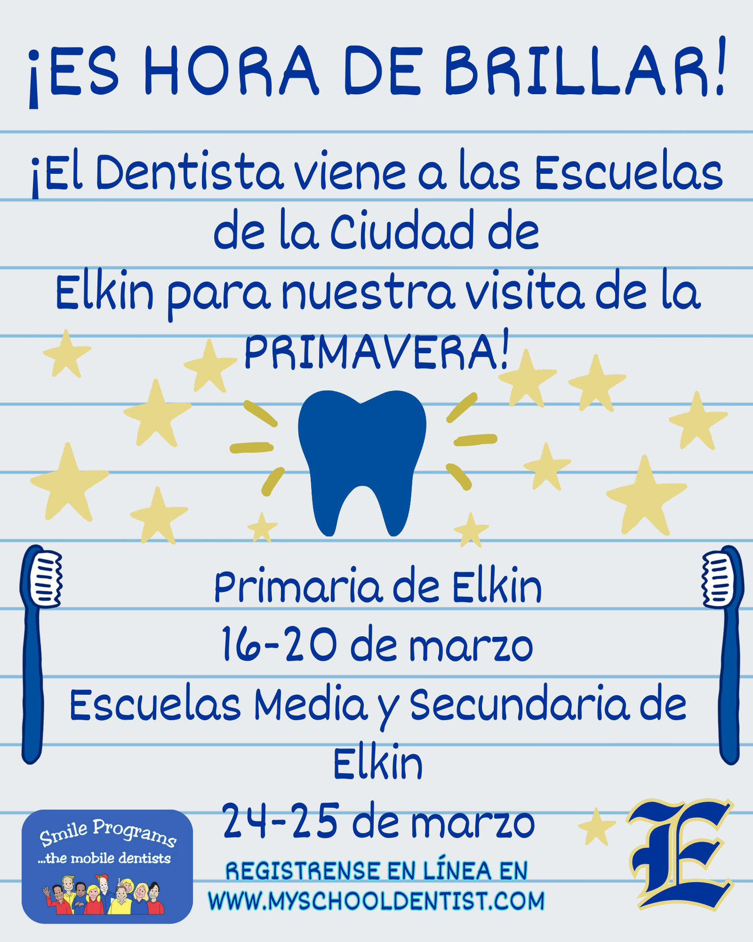 Smile Program Flyer in Spanish. Click for Accessibility Page.