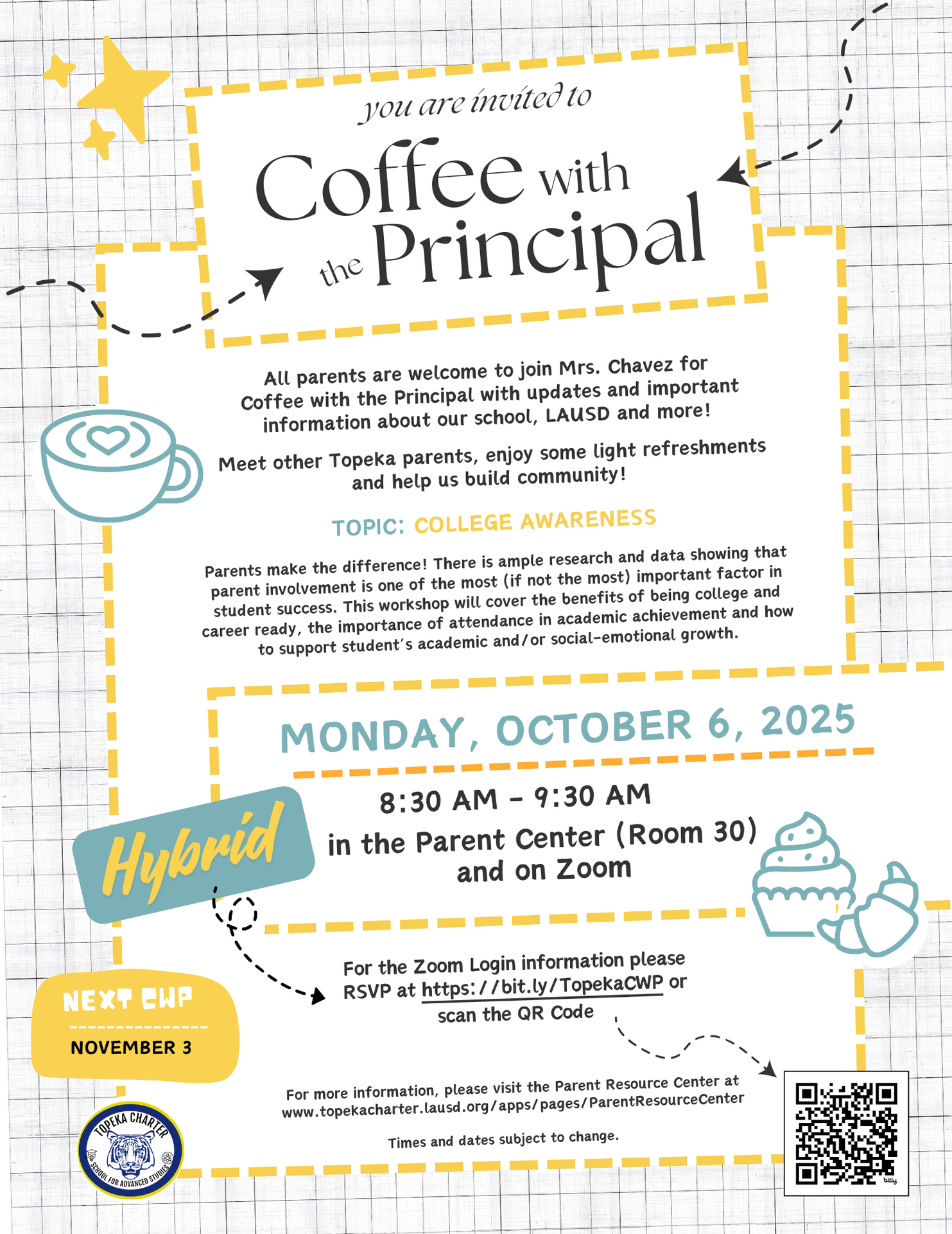 Coffee With the Principal Flyer