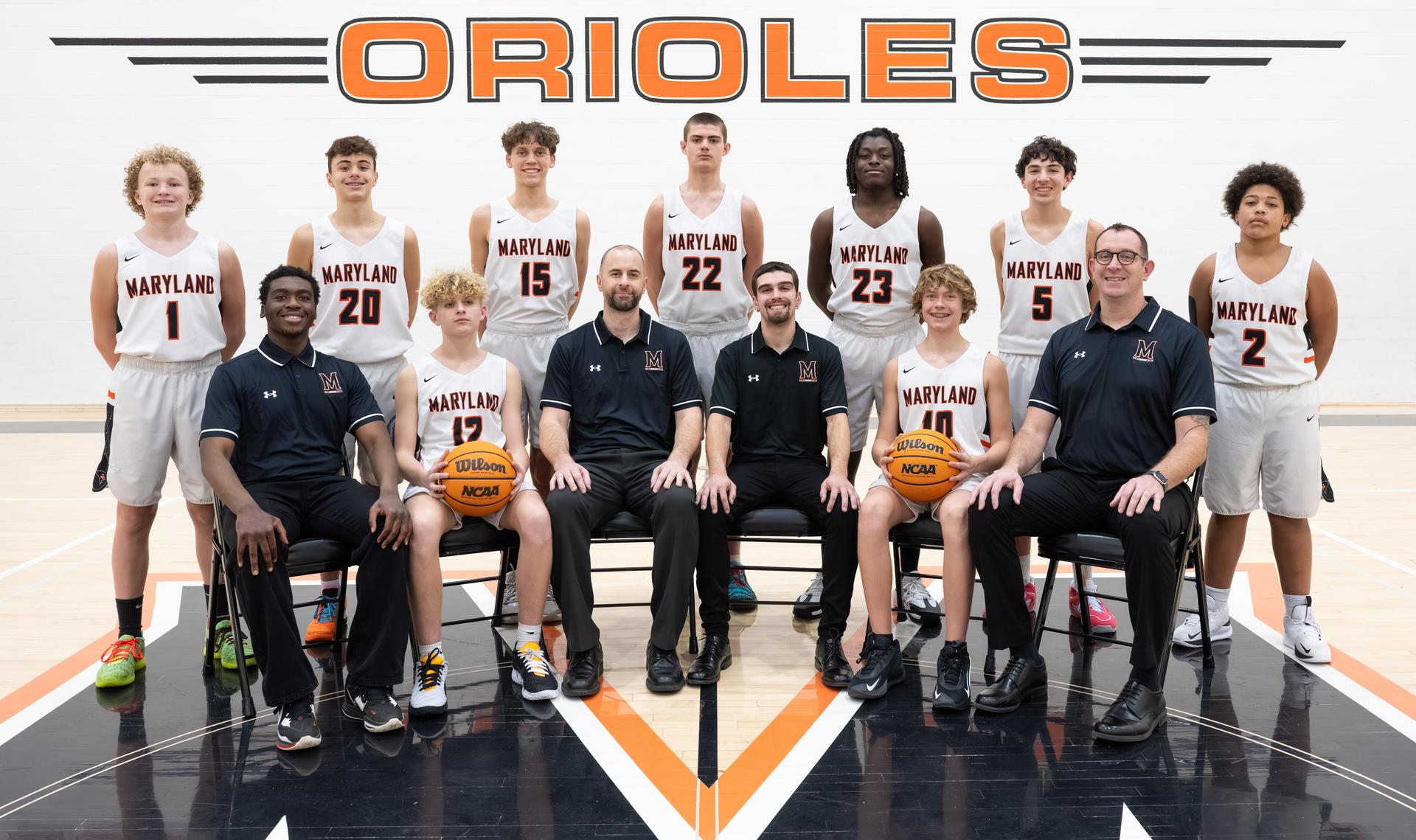 2025-26 JV Boys Basketball Team Picture