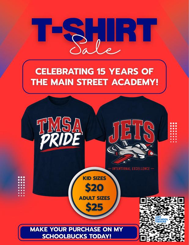 TMSA Pride T-Shirt Sale: Celebrating 15 Years of The Main Street Academy Featured Photo