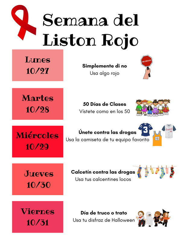 Red Ribbon Week Spanish