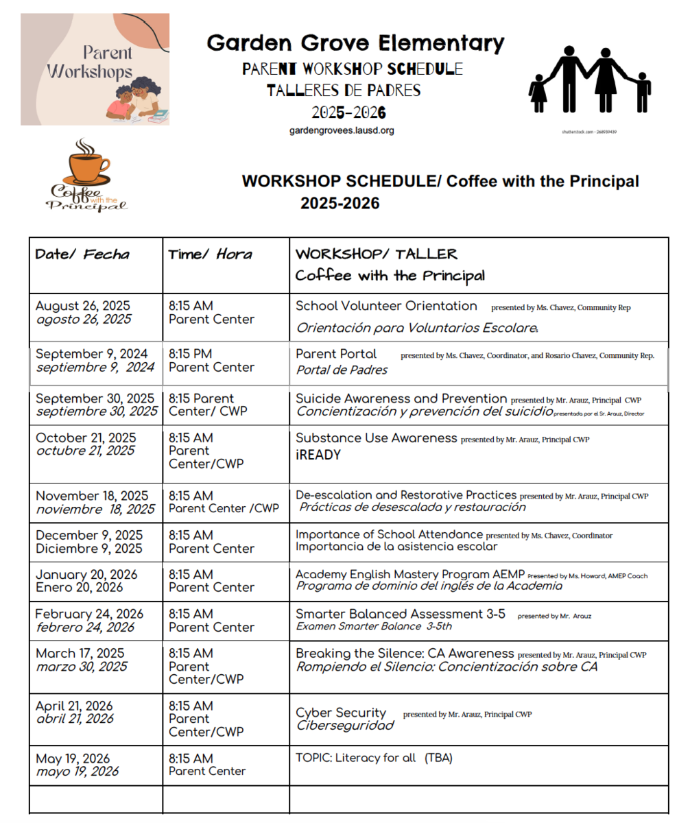  Parent Meeting 2025-2026