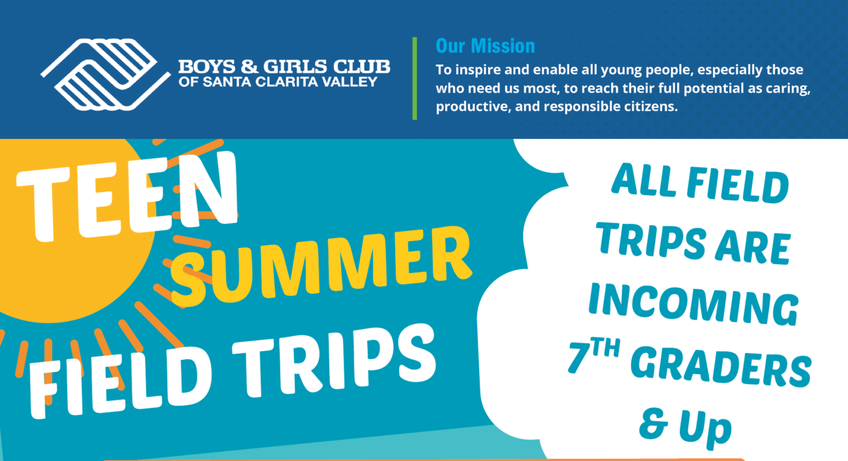 Teen Summer Field Trips header