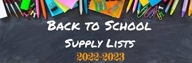 Elementary School Supply List 2022-2023 Featured Photo