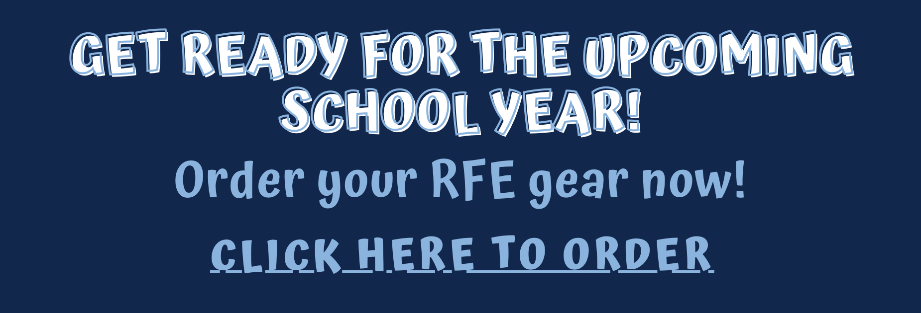 Order your RFE gear now