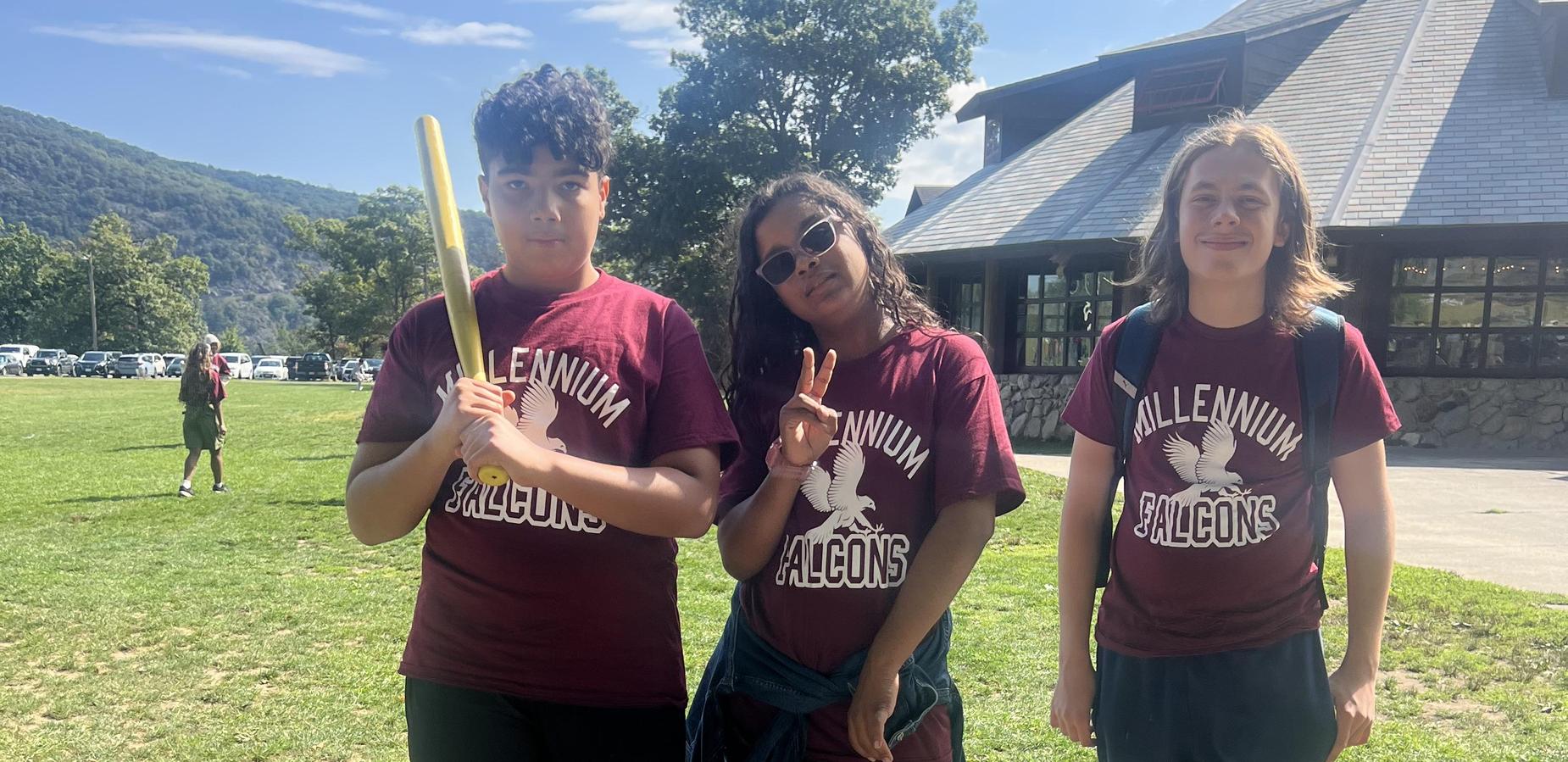 Students at Bear Mountain Trip.