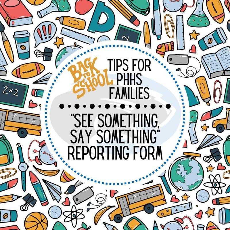 graphic that says "see something, say something"