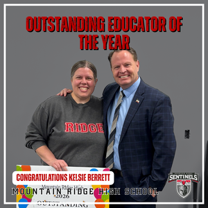Kelsie Berrett is selected as MRHS Outstanding Educator of the Year