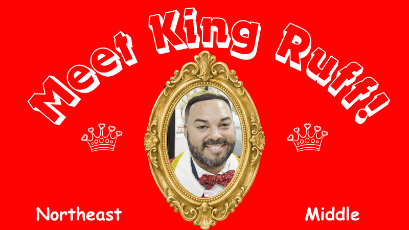 Northeast Middle School Assistant Principal: King for a Day Graphic