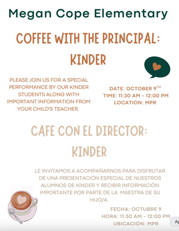 Coffee with the Principal