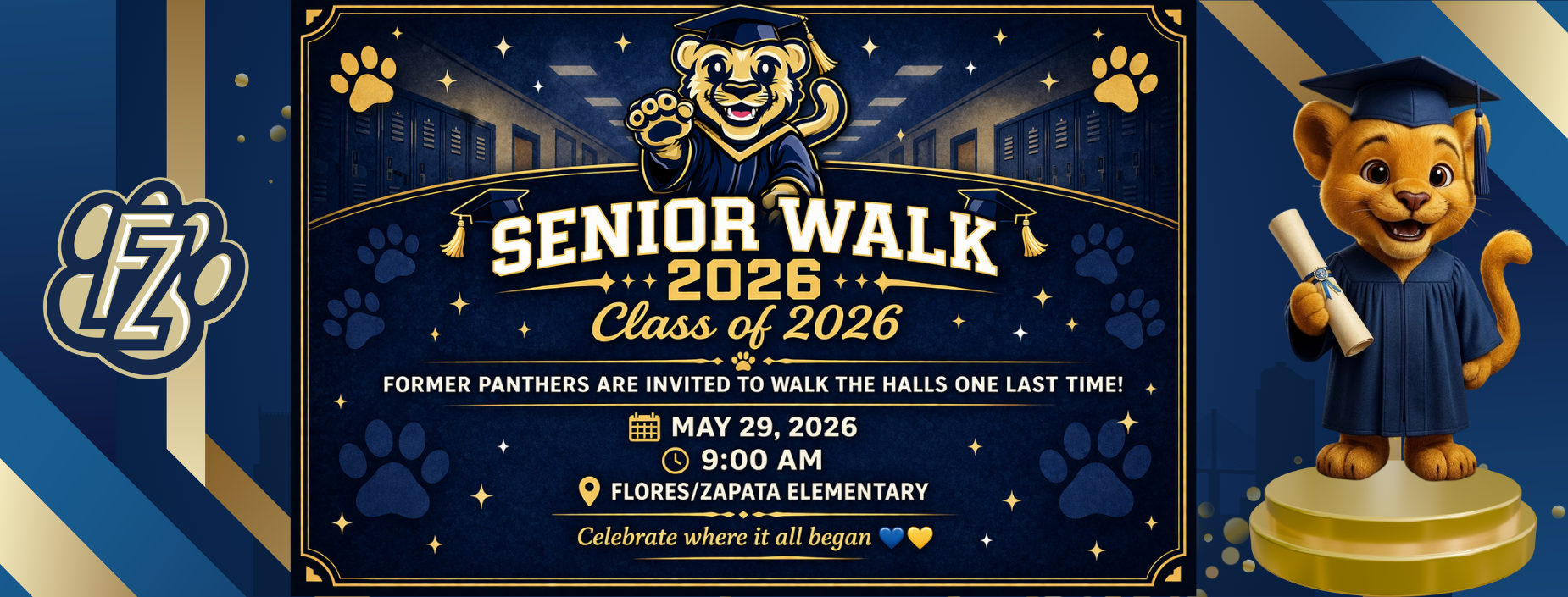 2026 Senior Walk banner