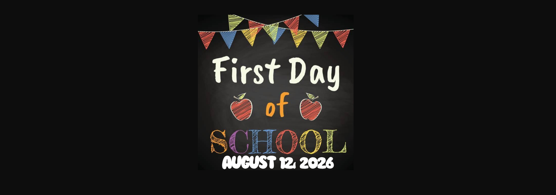 first day banner