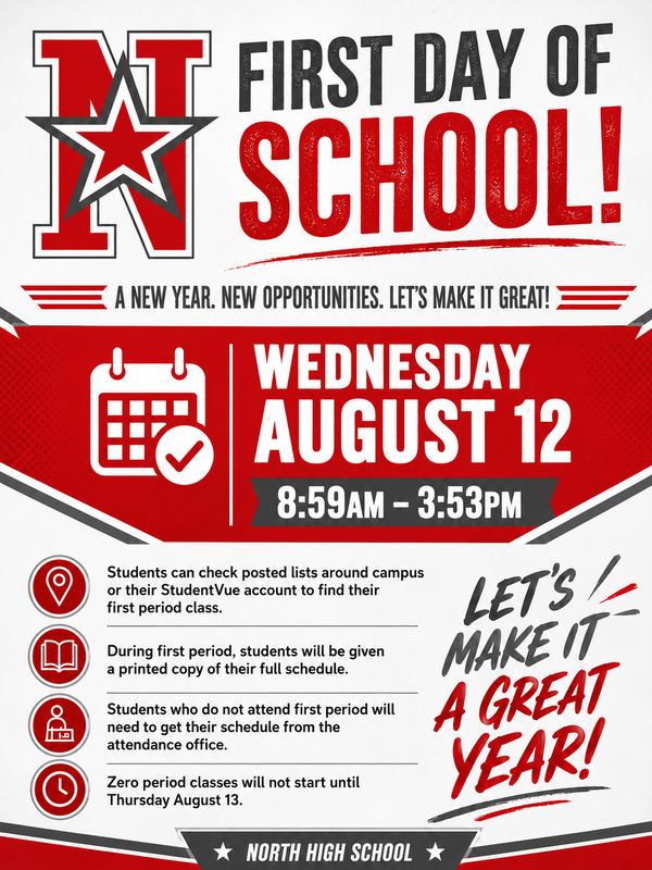 First Day of School Flyer