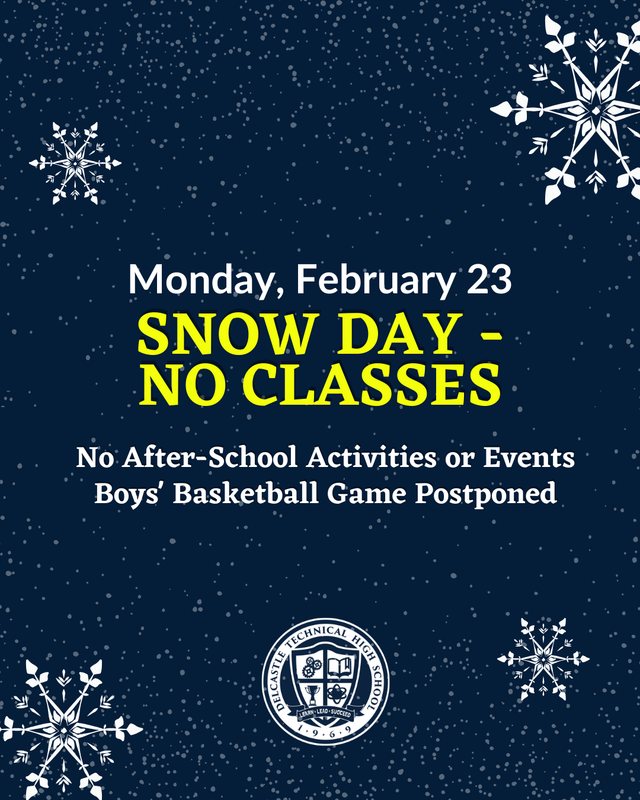 School Closed for Monday, February 23