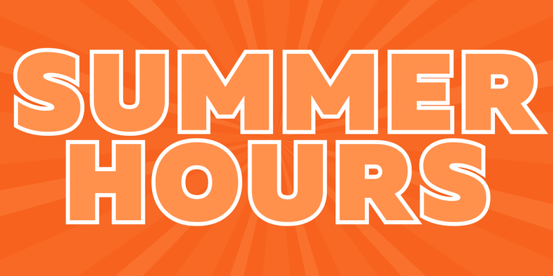 Summer Hours Graphic