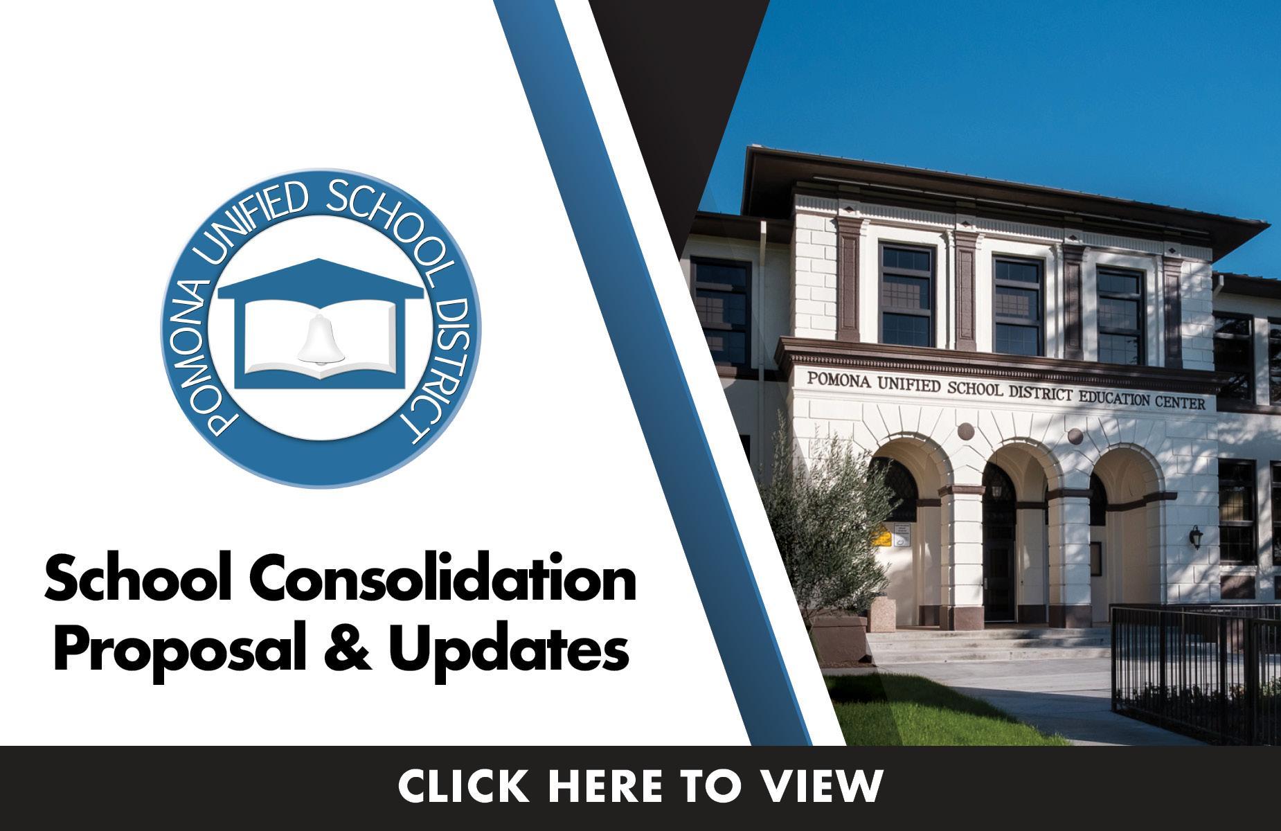 School Consolidation Proposal & Updates