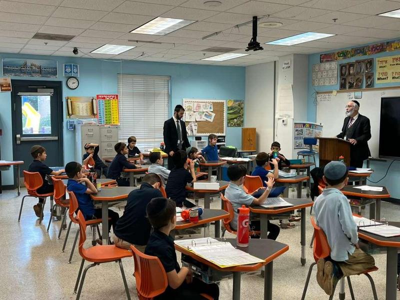 Rabbi Hiller's class translating chumash