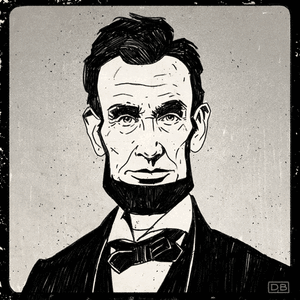 President Lincoln with mask