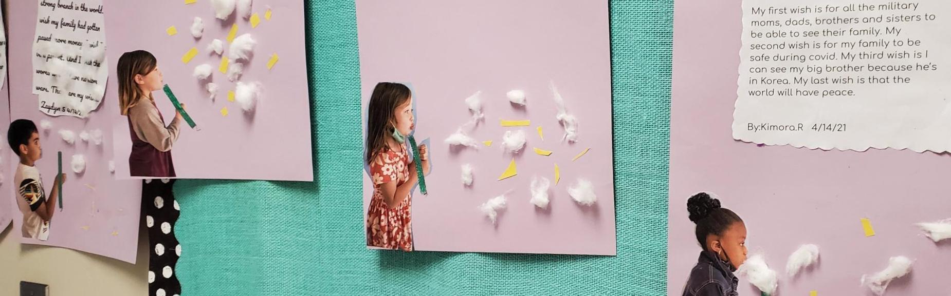 KIDS BLOWING DANELIONS