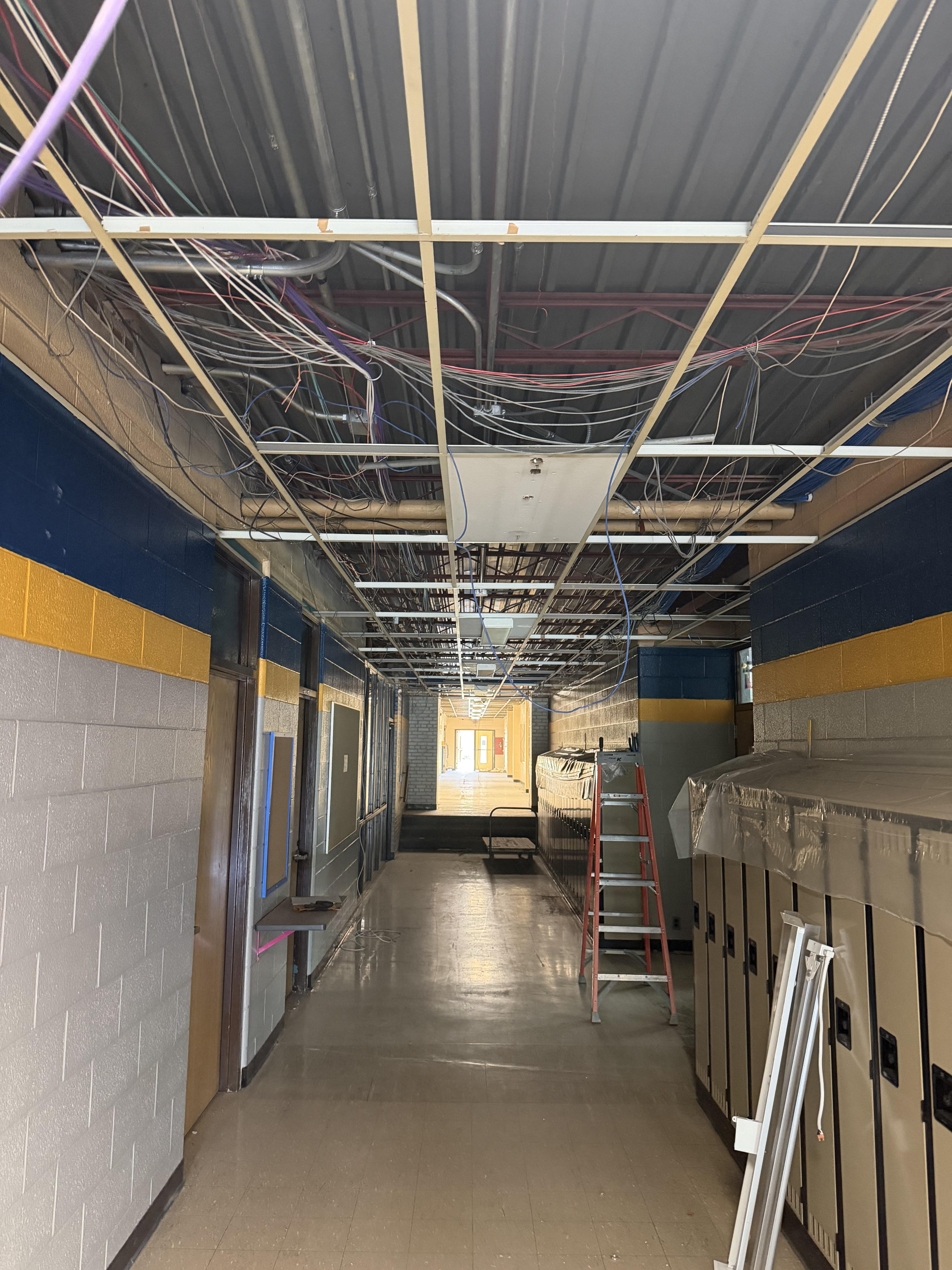 hallway construction