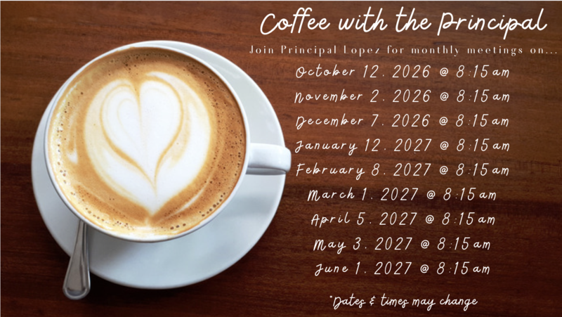 Coffee with the Principal Meetings