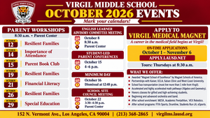 October Events - Magnet/SAS Enrollment Open