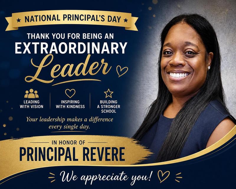 TMSA Honors Principal Revere on National Principal's Day