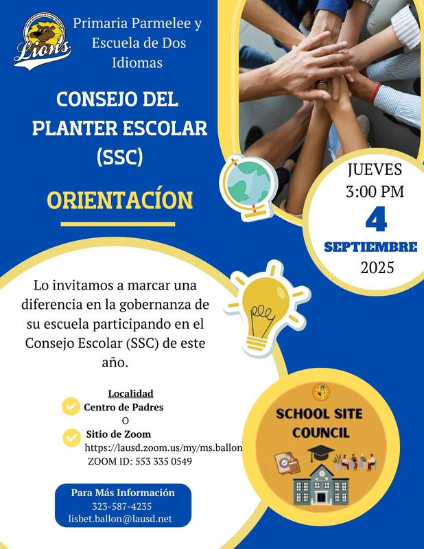 SSC Orientation / Orientacion de SSC