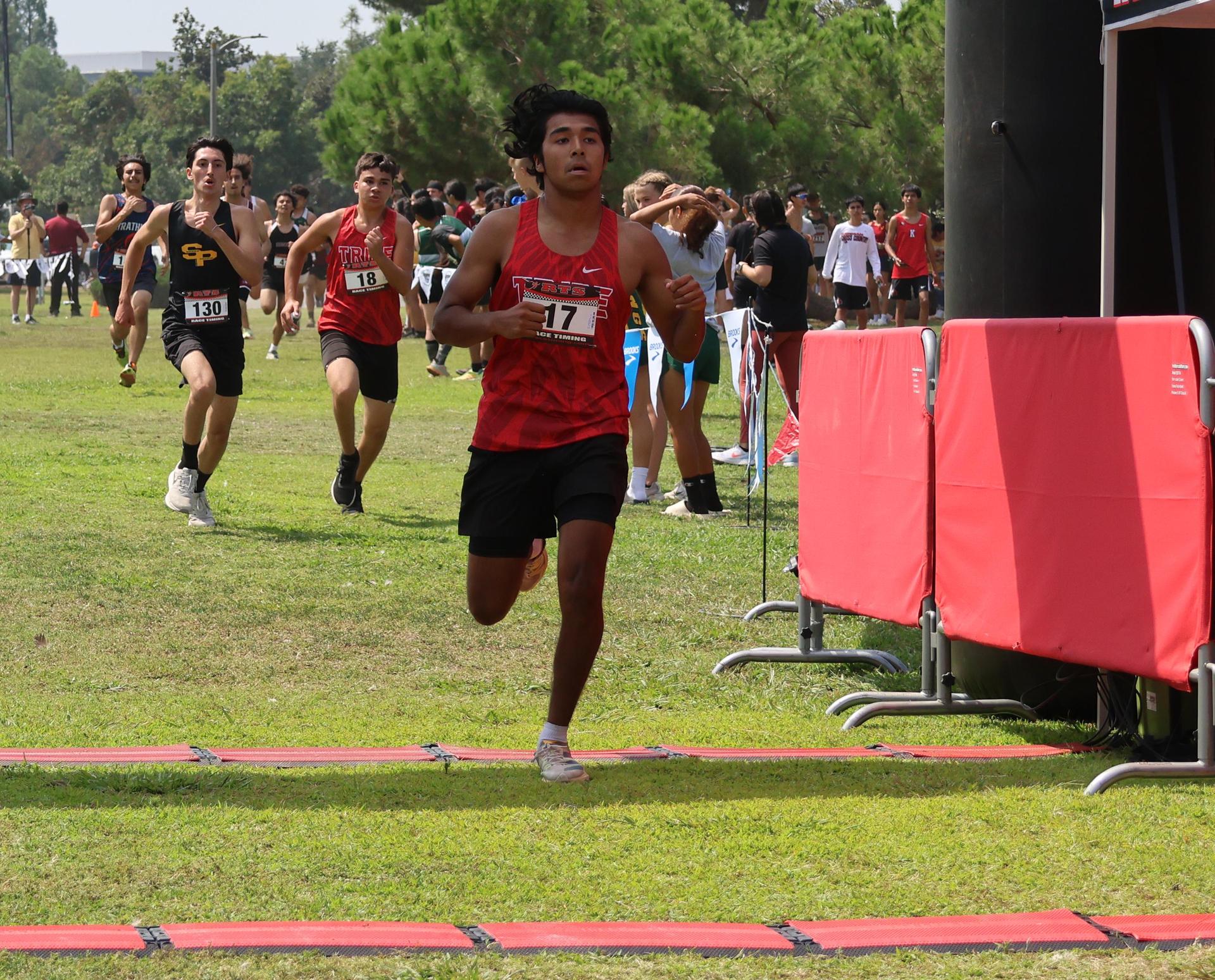 cross country runners in action at woodward park