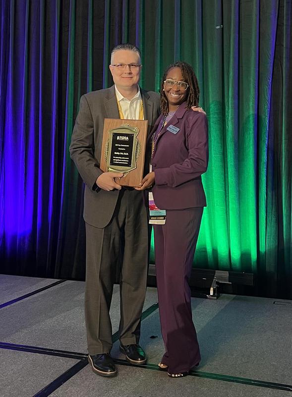 Dr. Ott receives his TSPRA 2025 Key Communicator Award